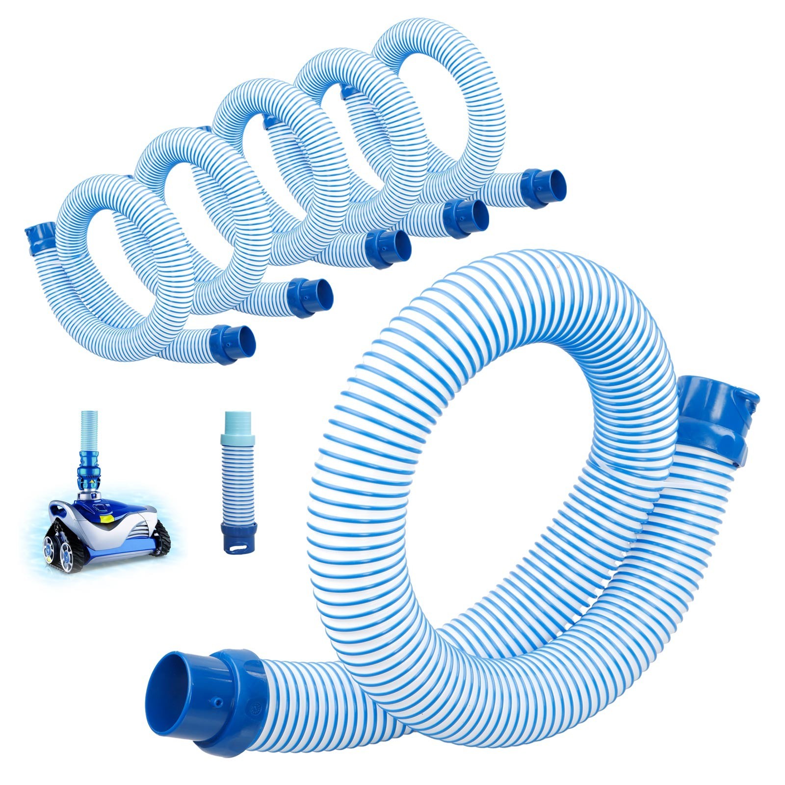 6 Pack 39″ Pool Cleaner Hose for Zodiac MX6 MX8 X7 T3 T5 R0527700 Replacement