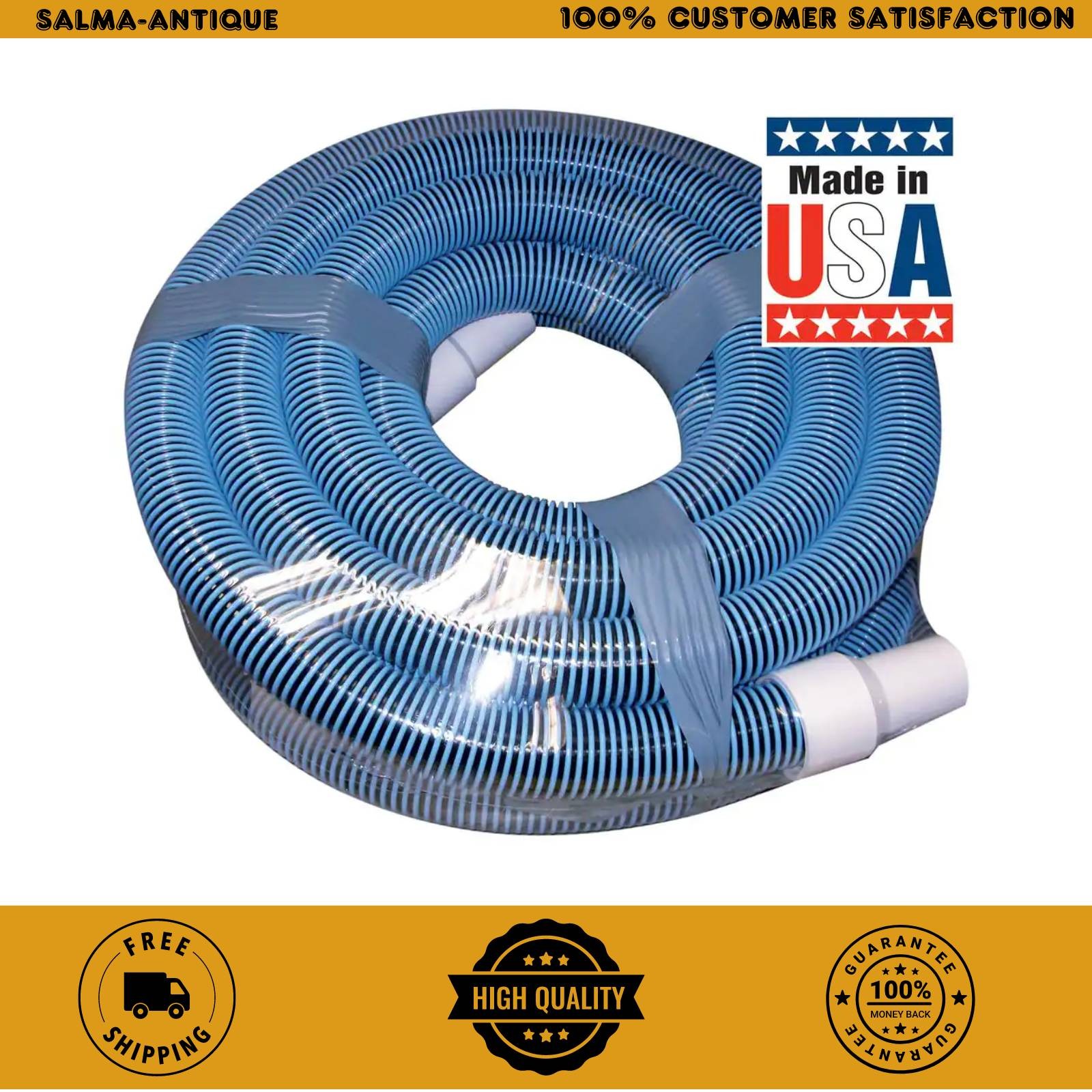 Classic 30 Ft. by 1-1/2 In. Swimming Pool Vacuum Hose