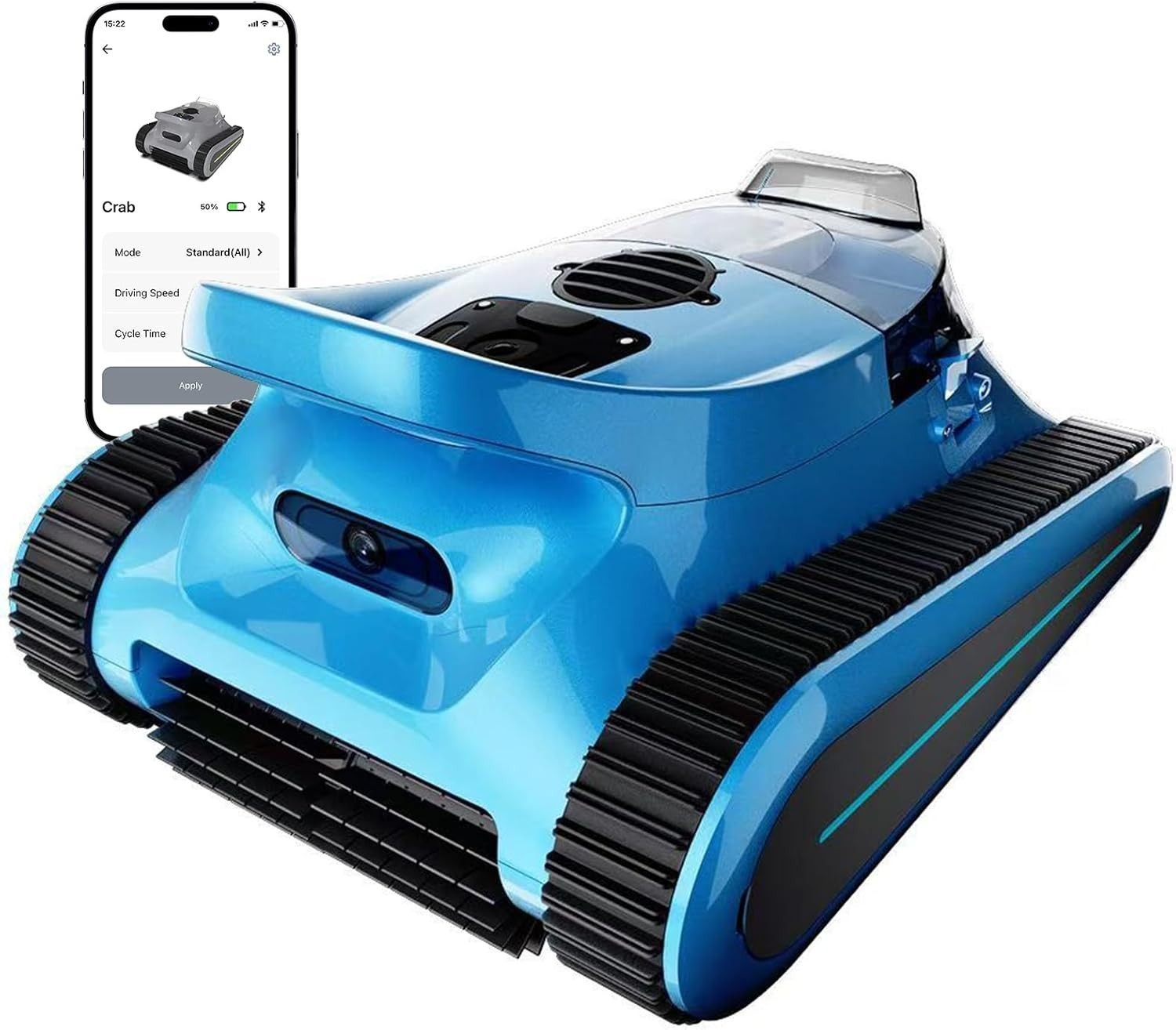 Seauto Cordless Pool Robot Cleaner Wall Climbing /App Support /180min Runtime