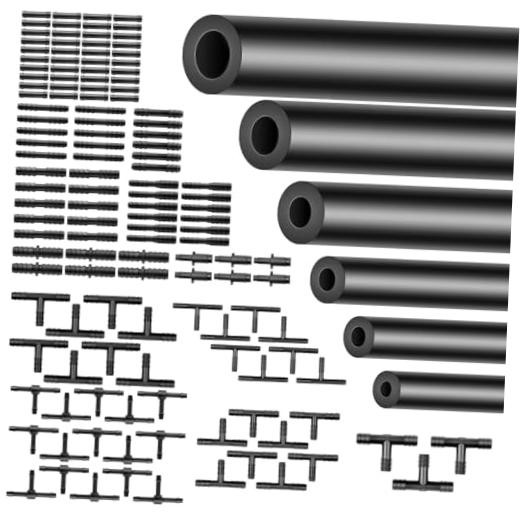Silicone Vacuum Hose Kit 6PCS 5FT 1/8″ 5/32″ 3/16″ 1/4″ 5/16″ 3/8″ ID 5FT 6PCS