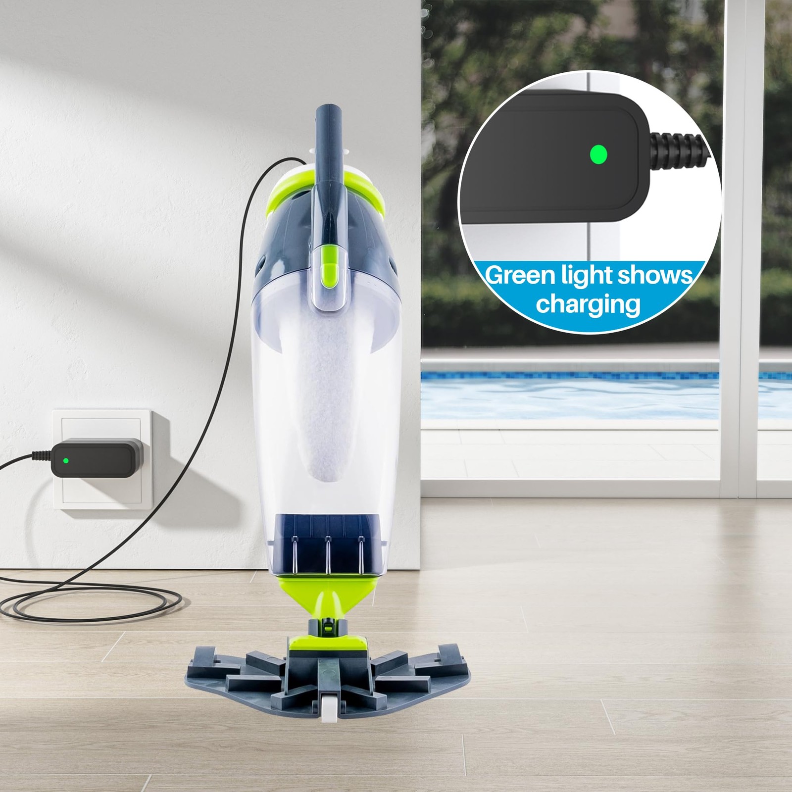 Power Cord for Pool Blaster Charger Compatible with Pool Blaster Vacuum 22151EL