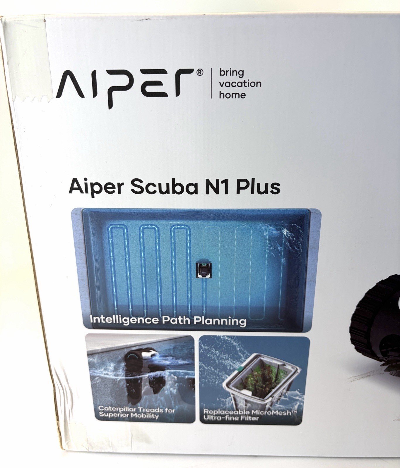 Aiper Scuba N1 Plus Cordless Robotic Pool Vacuum For In/ Above Ground Pools