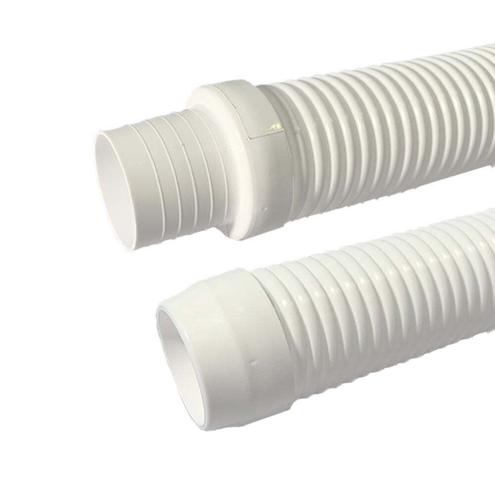 Puri Tech Pool Cleaner Vac Hose Kreepy Krauly Barracuda 1.5in x 4ft White 9 pk