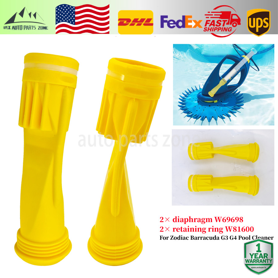 2PCS Long Life Diaphragm W69698 W/Ring For Zodiac Barracuda G3 G4 Pool Cleaner