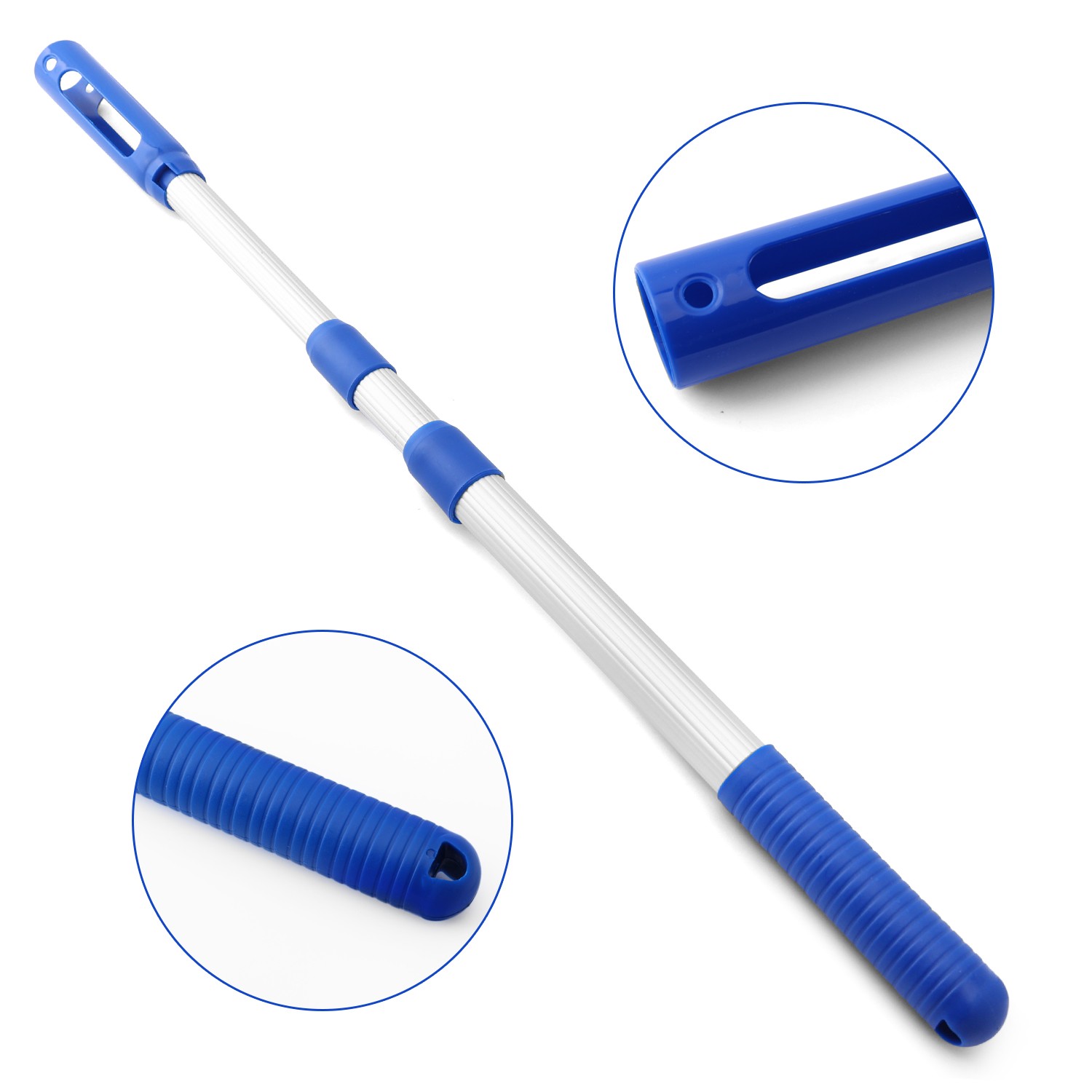 Telescopic Swimming Pool Pole Aluminium Rod Pool Pole for Connect Net Brushes