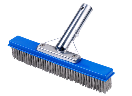 Pool 10″ Algae Brush Stainless Steel Metal Handle