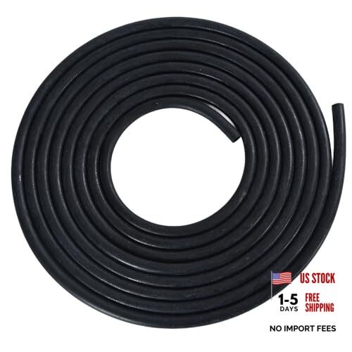 1/4 Fuel Line,rubber hose 1/4 Inch ID, Fuel Hose 10FT for 1/4″ ID 10Ft