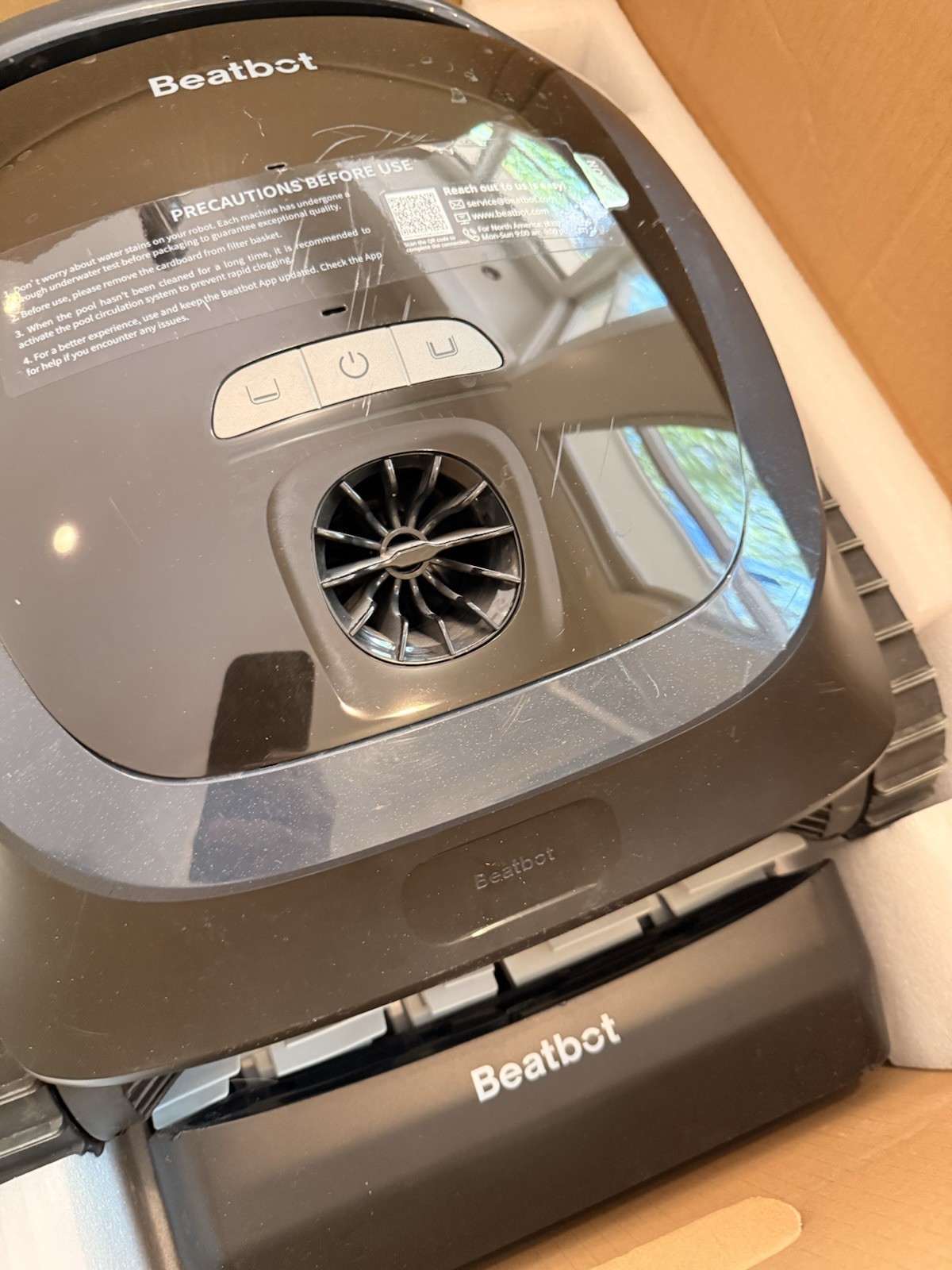 Beatbot AquaSense 2 3-in-1 Robotic Pool Cleaner Automatic Dark Grey for Pools