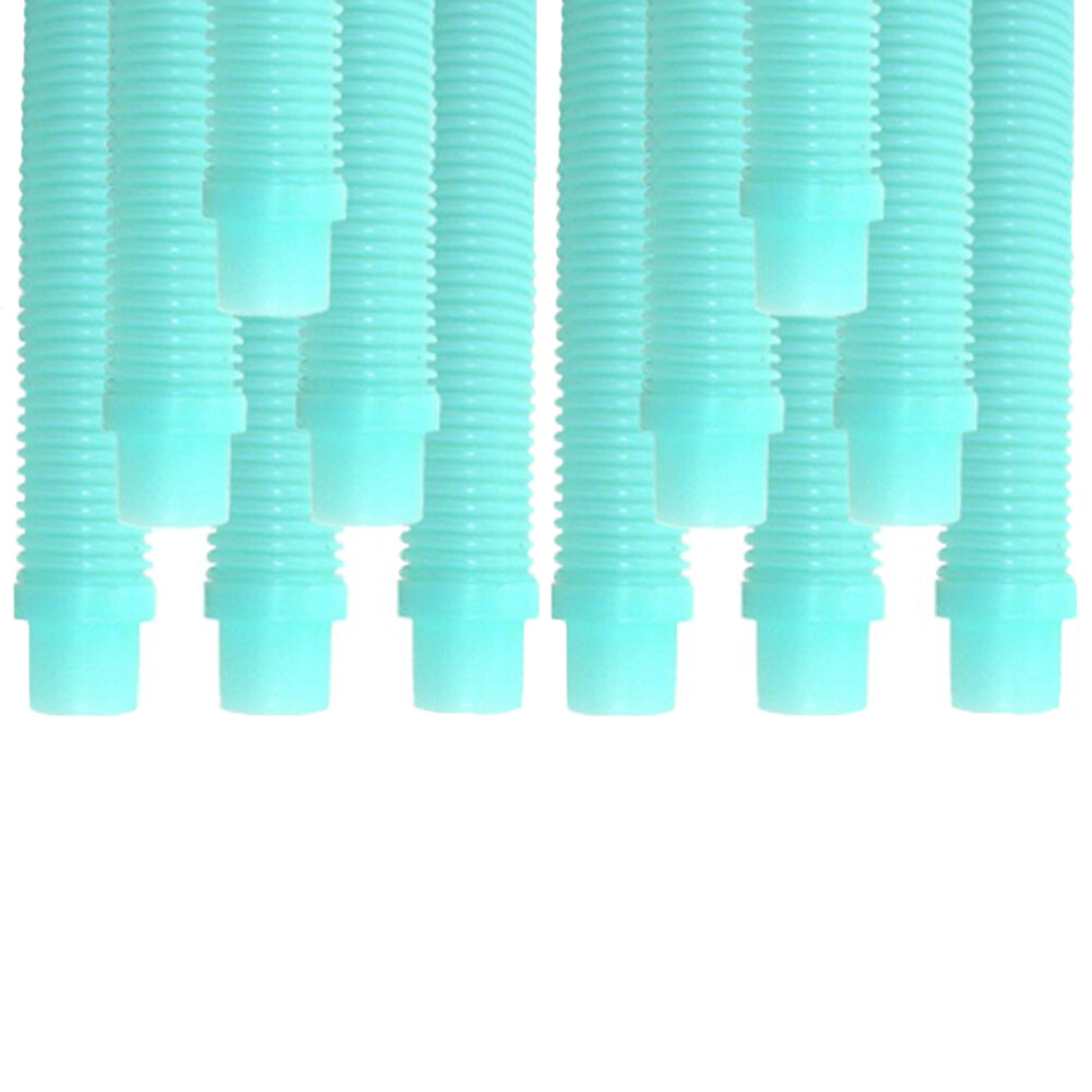 Puri Tech Pool Cleaner Vac Hose Kreepy Krauly Barracuda 1.5in x 48ft Aqua 12 Pk