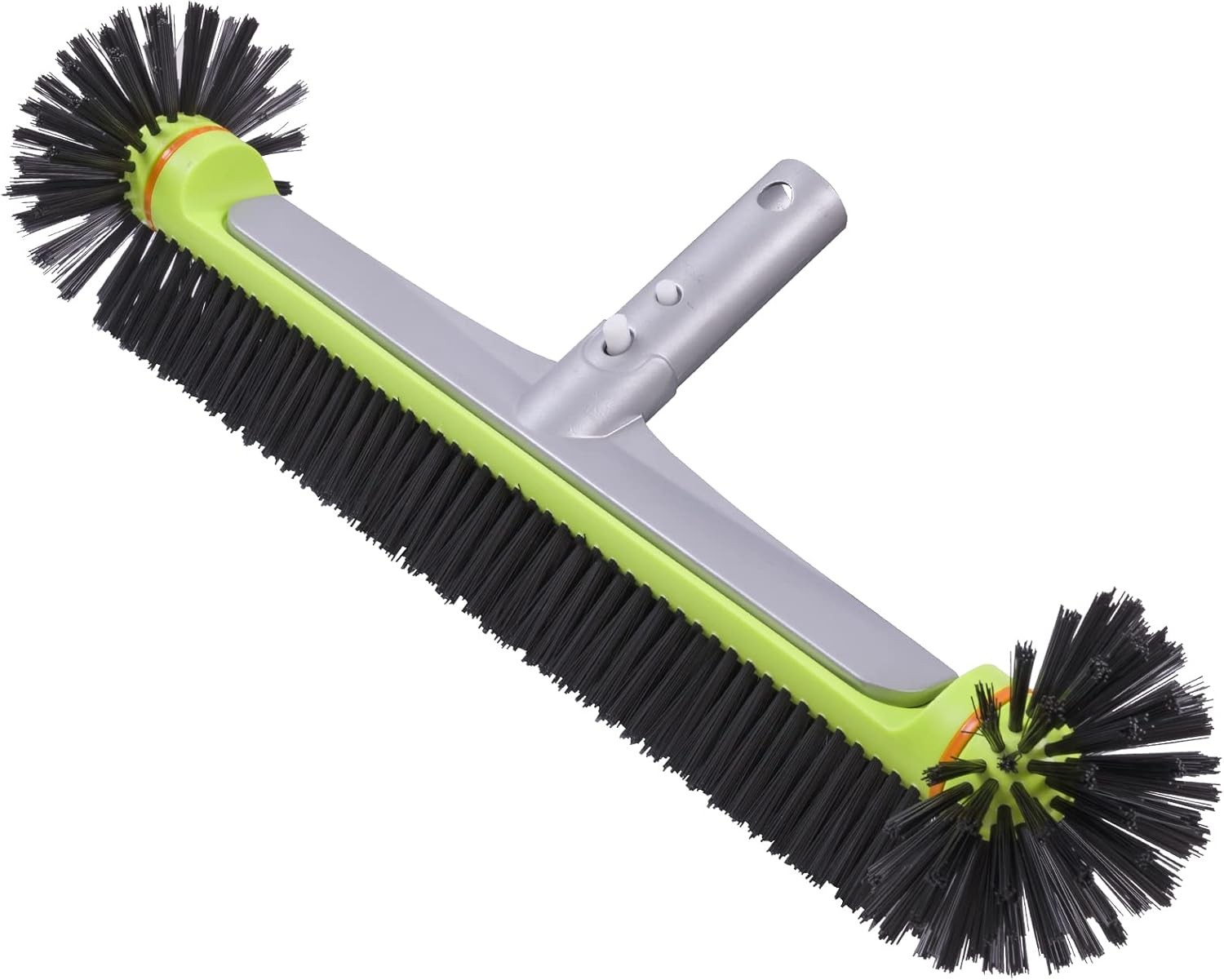 Pool Brush Head 17.5 In Heavy Duty Aluminum Back Scrub Brushes for Wall Cleaning