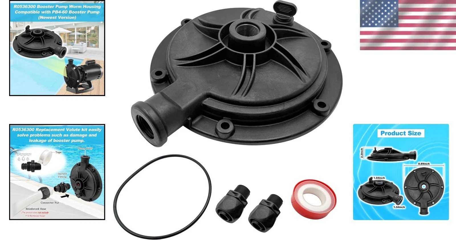 Easy Installation R0536300 Volute for Polaris PB4-60 – Reliable Pool Repair