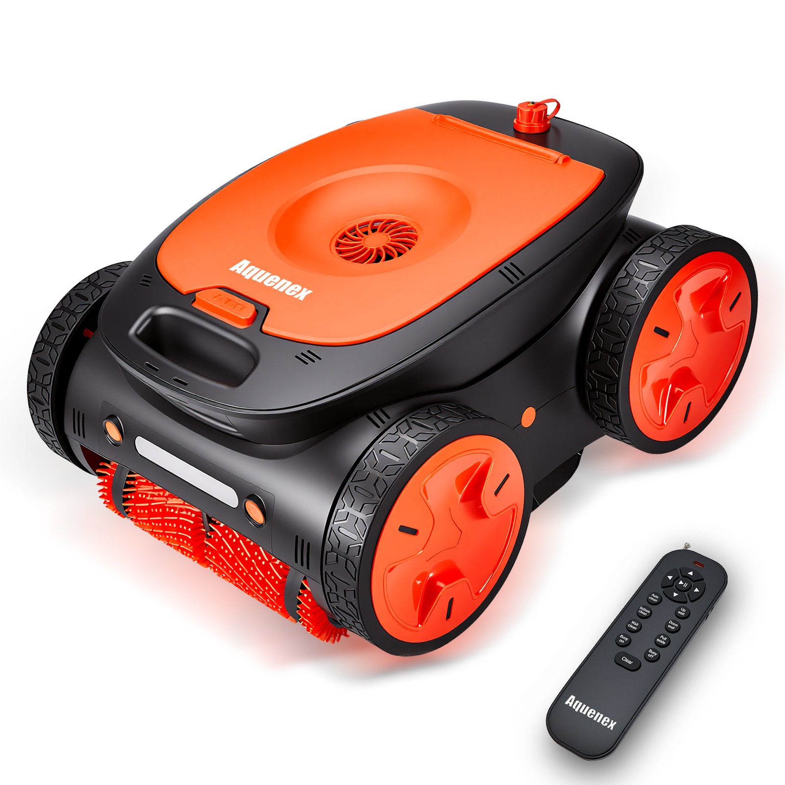 Smart Robotic Pool Vacuum Cleaner Floor/ Wall/ Waterline Remote Control 5-Motor