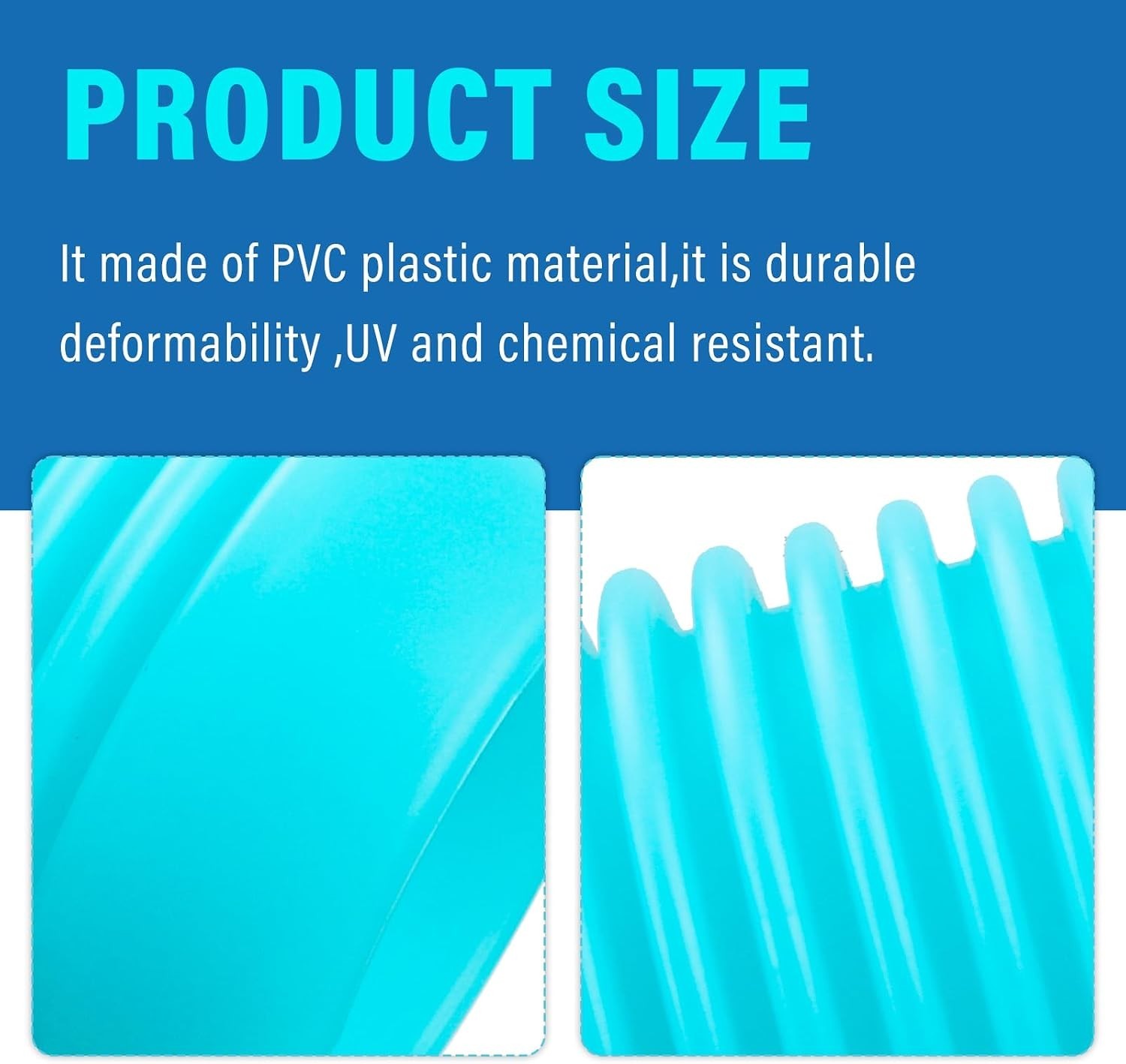K21241B Female/Female Hose Section for Pentair Kreepy Krauly Cleaner | 4-Inch Po