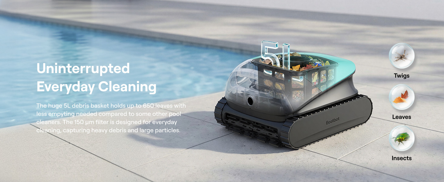 (2026 New) Beatbot Sora 10 Cordless Pool Vacuum Robot