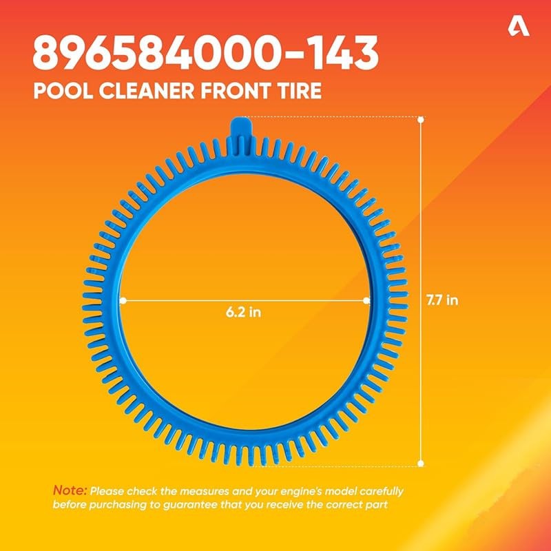 2 Pack Blue Front Tire Kit Super Hump Replacement for Hayward Poolvergnuegen
