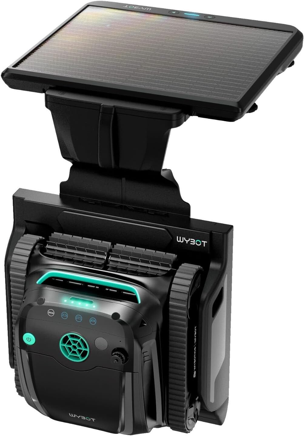 WYBOT S2 Solar Robotic Pool Cleaner Wall Climb Pool Vacuum Robot Auto Return