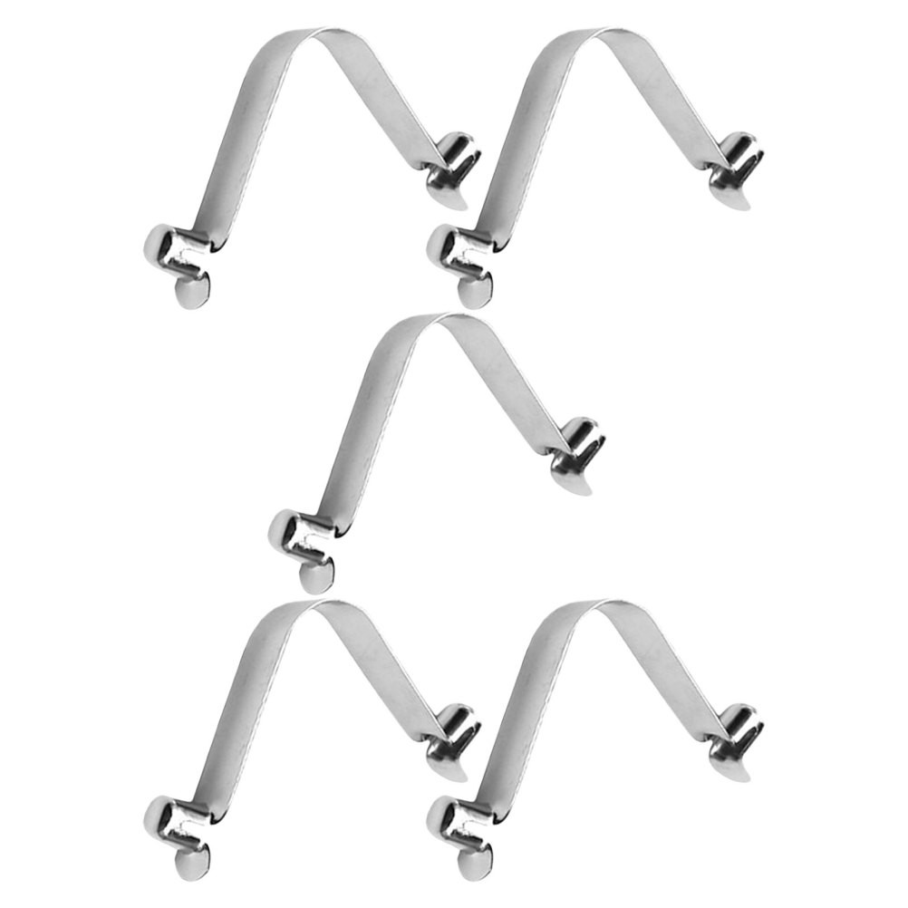 5pcs Stainless Steel Pool Pole Clips – 8mm V-Shape Butterfly Pool Clip – Double