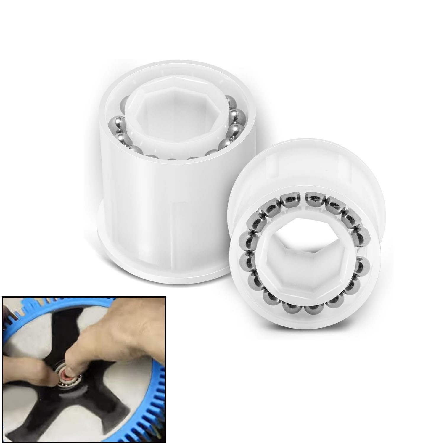PVX976PK2 Wheel Bearings Kit for Hayward AquaNaut /Poolvergnuegen Pool cleaner