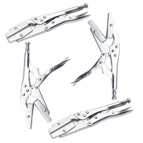 10-Inch Radiator Hose Clamp Pliers Set 4-Pack, Heavy Duty Self-Locking Pinch