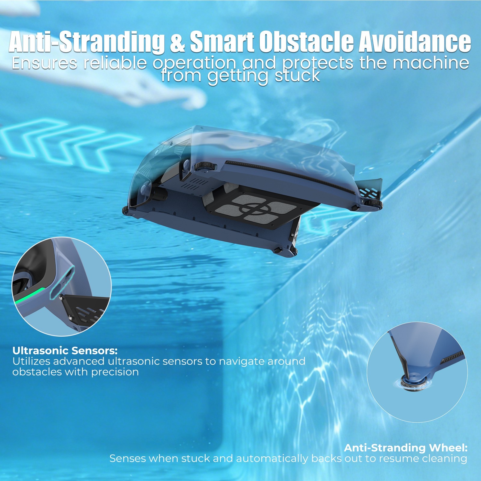 AIRROBO SP200 Solar Powered Pool Skimmer Surface Pool Cleaner Robot Vacuum APP