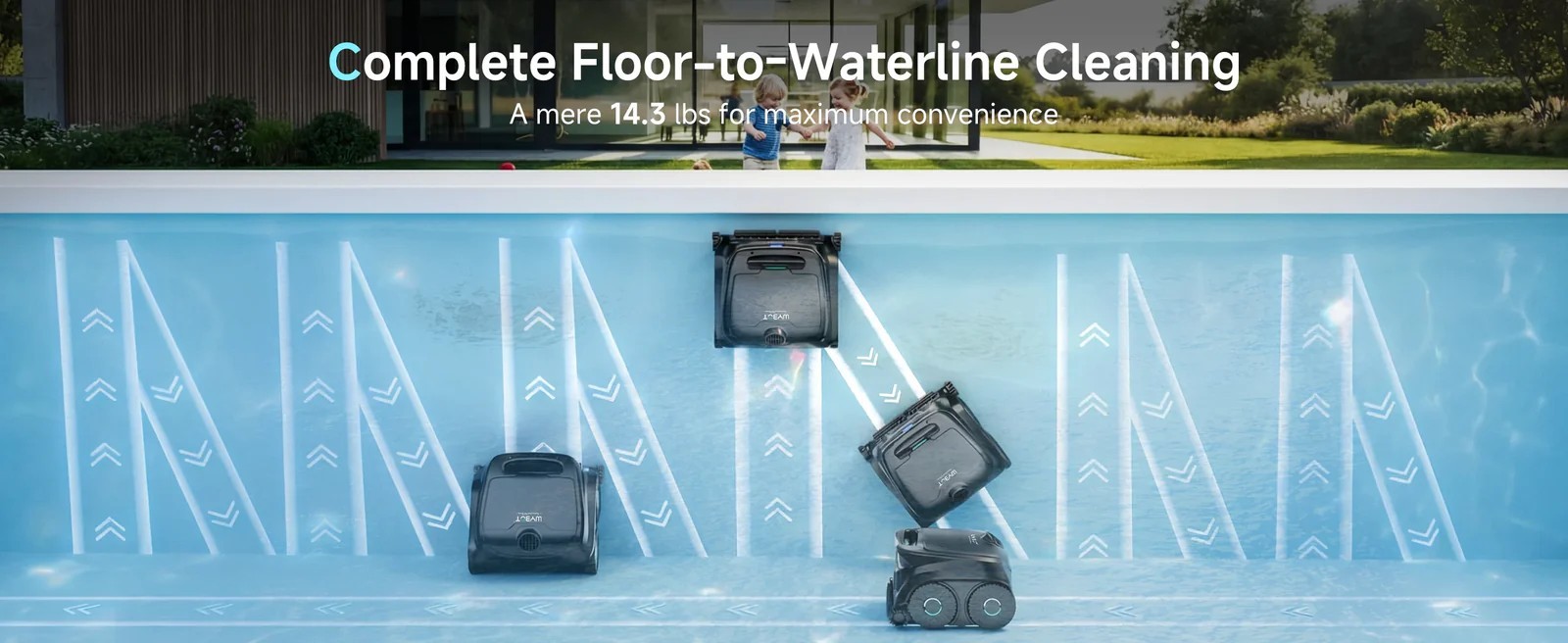 WYBOT B1 Robotic Pool Cleaner Floor Wall Cleaning Robot 2026 NEW
