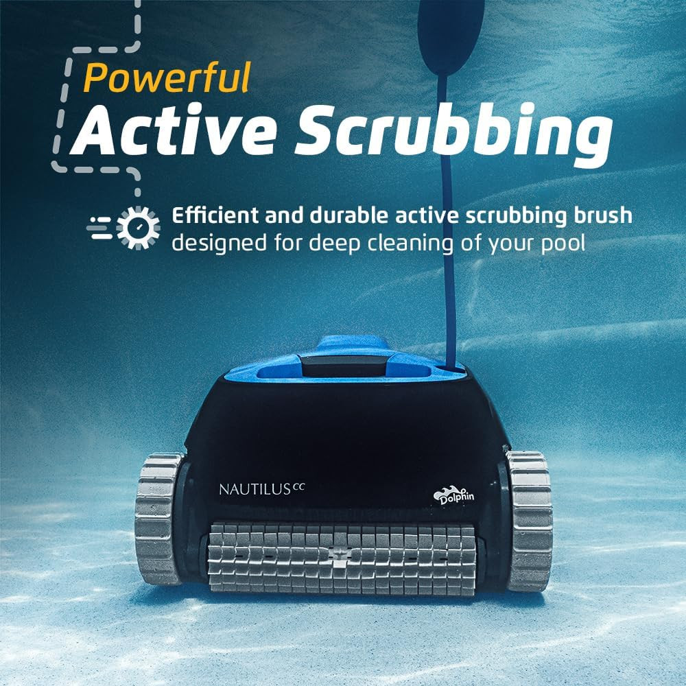 Maytronics Dolphin Nautilus CC Automatic Robotic Pool Vacuum Cleaner – Open Box