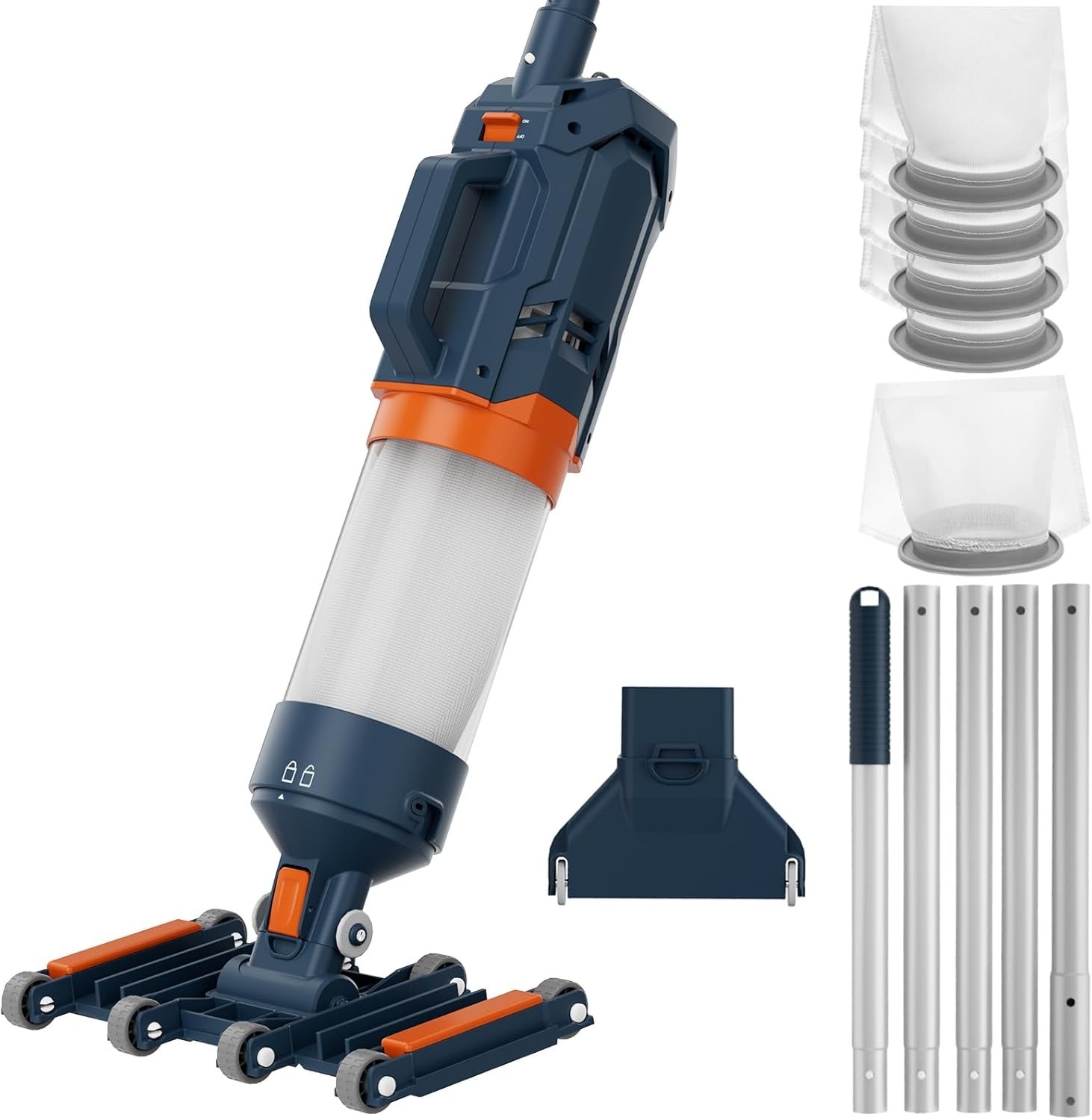 AQUAFYSH Handheld Pool Vacuum 14” Wide Vacuum Head 070C 2026 MODEL