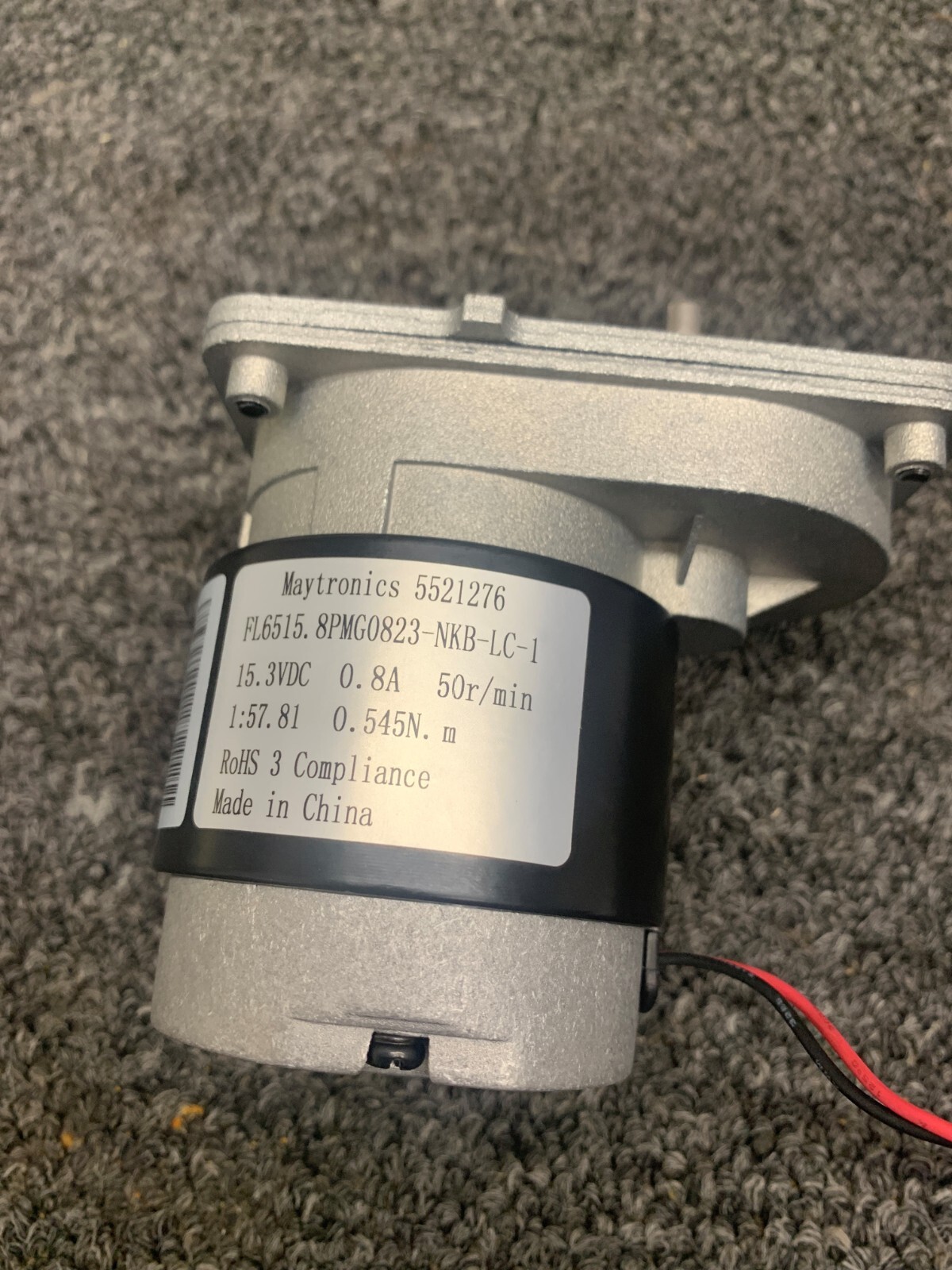 MAYTRONICS DOLPHIN DRIVE MOTOR 25521276 FOR M400, SUPREME POOL CLEANER ( USED )