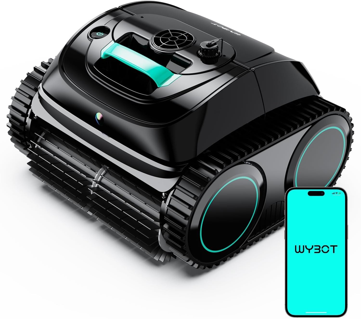 WYBOT C1 Pool Cleaner Wall Climb Cordless Robotic Pool Robot In-Ground Pools