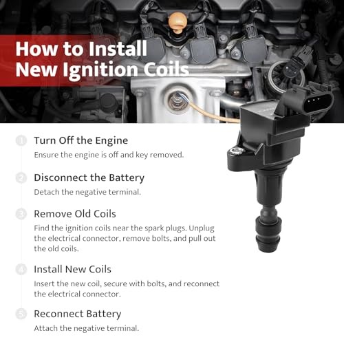 Ignition Coil Pack Replacement for Ecotec 2.4 2.0 Eco Chevy Malibu Equinox