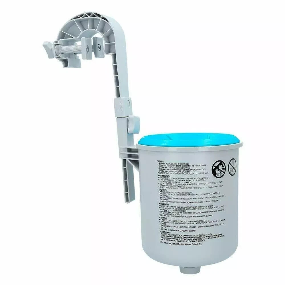 Swimming Pool Wall Mount Surface Skimmer Above Ground Debris Cleaner Basket