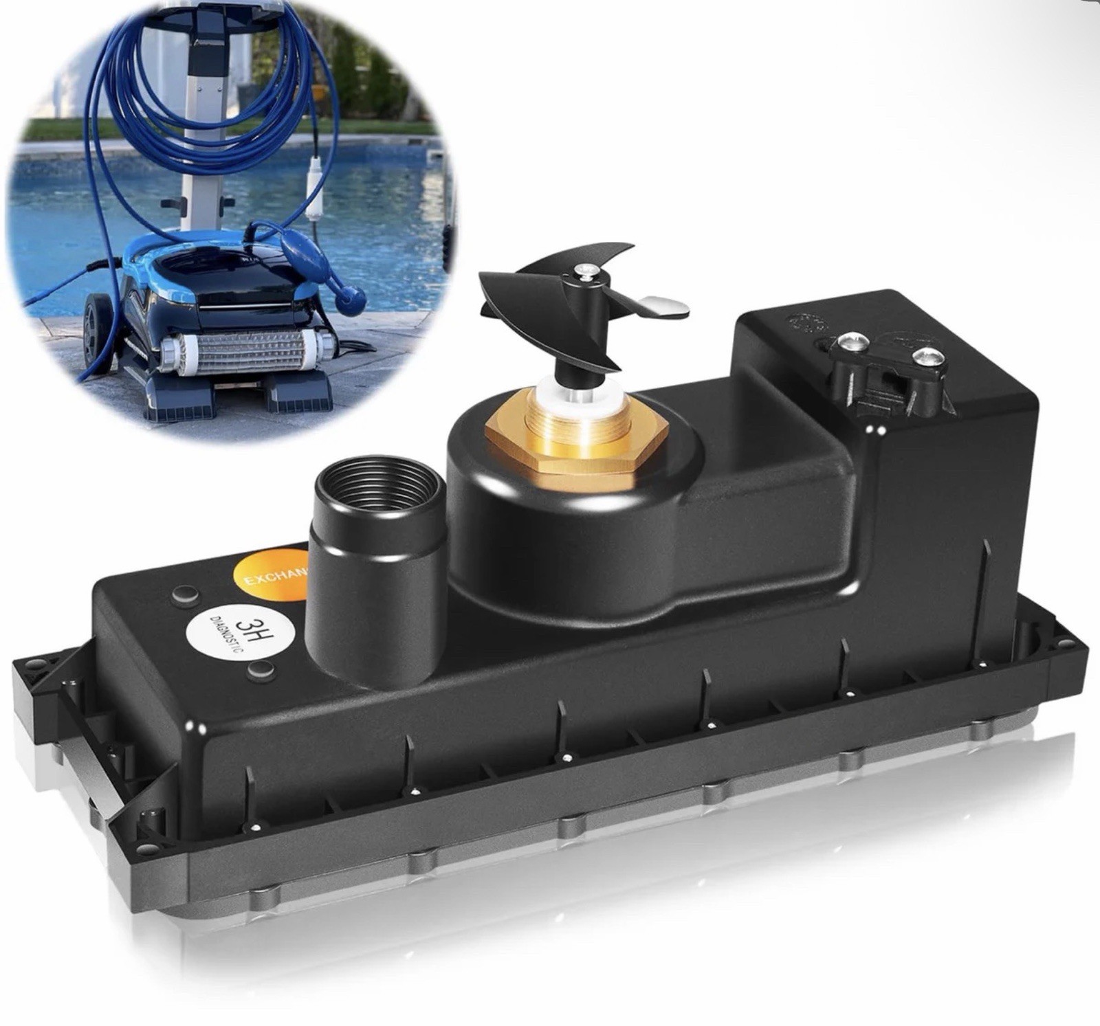 Robotic Pool Cleaner Motor Unit 9995372RD-EX for Dolphin Advantage Plus, Premier