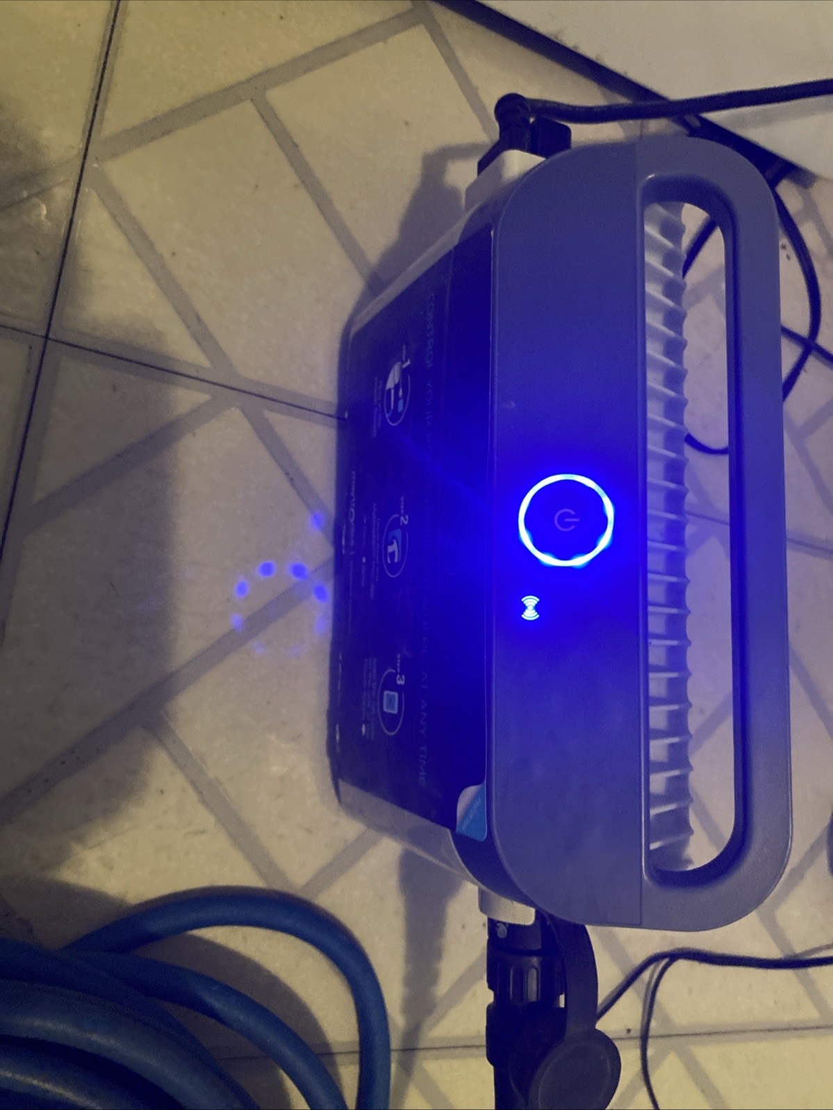Dolphin M400 Robotic Pool Cleaner With Power Supply 99956083,Hose,AS IS ,READ