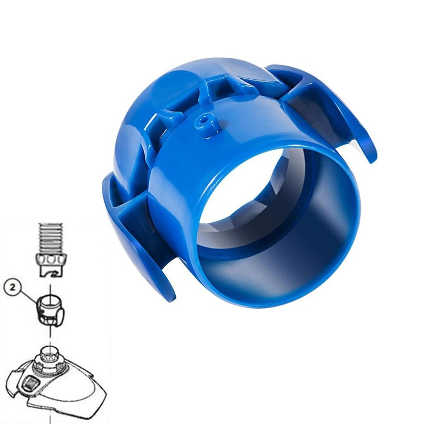 For Zodiac R0526900 Quick Connector fit Baracuda MX6 MX8 T5 Duo Suction Cleaner