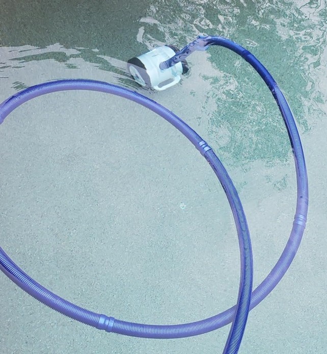 Automatic Suction Side Pool Vacuum Cleaner Wall Climbing Sweeper with 40 ft Hose