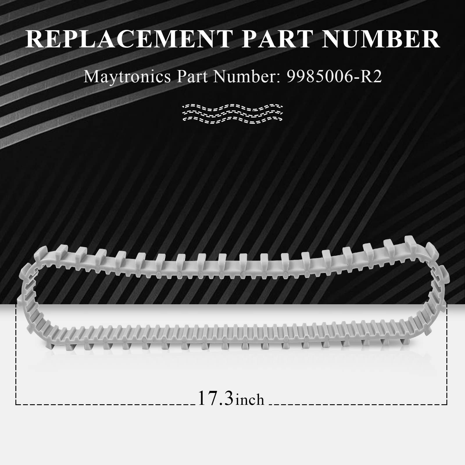 Dimakung Dolphin Pool Cleaner Track Replacement – Compatible with Most Gray