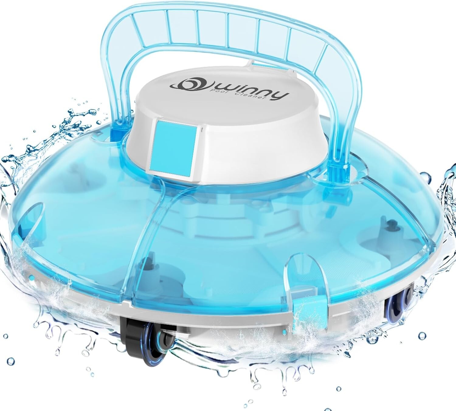 Automatic Pool Vacuum | Cordless Robotic Pool Cleaner (60 Mins) Flat Bottom