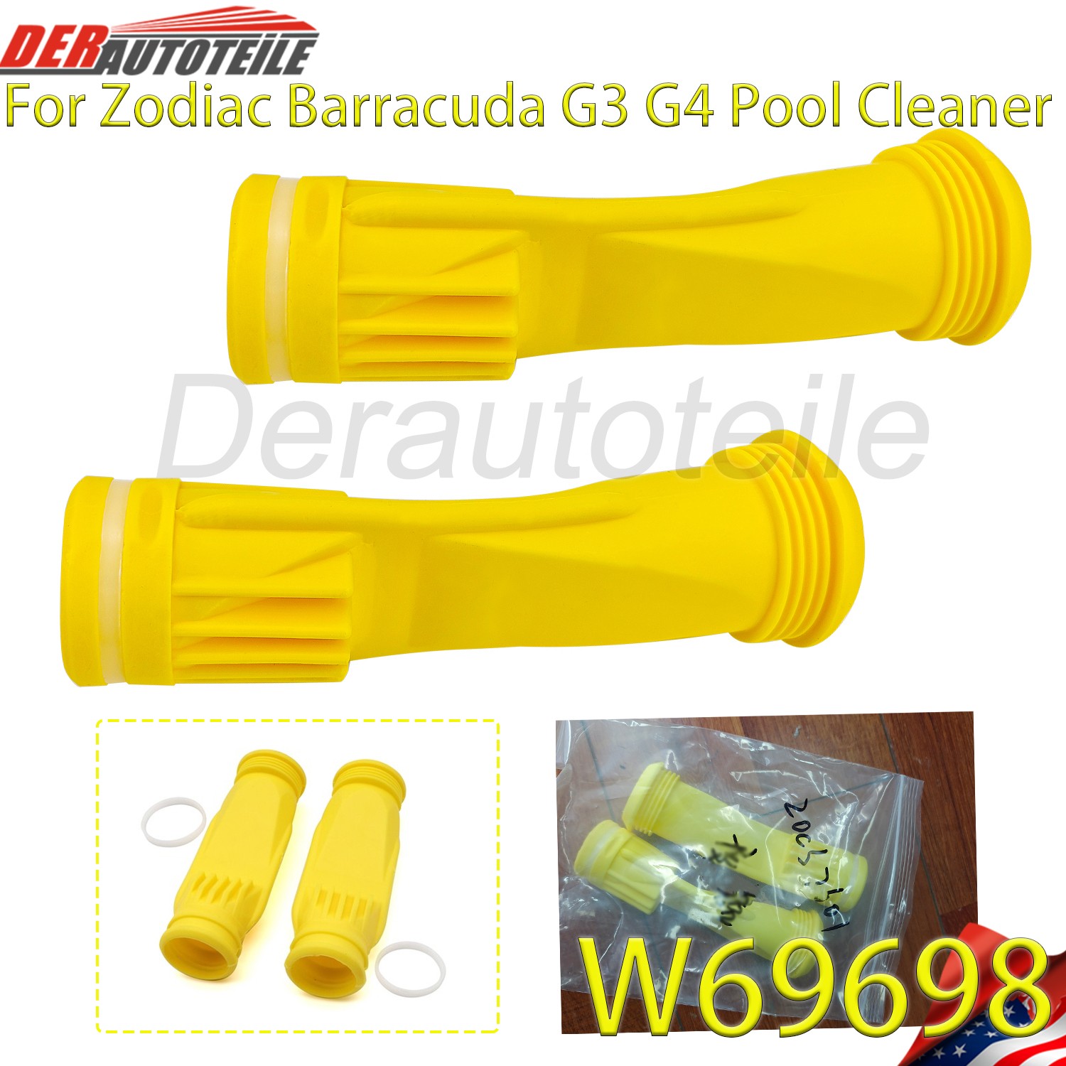 2PCS Long Life Diaphragm W69698 Ring W81600 Kit For Baracuda Pool Cleaner G3 G4