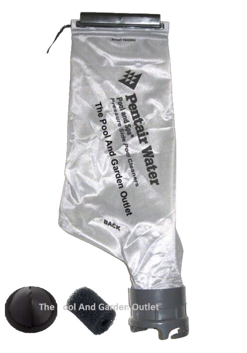 Pentair Legend Platinum Grey Bag w/Hose Scrubber/Debris Valve Pool Cleaner Parts