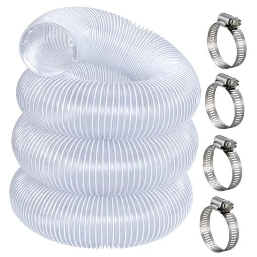 Heavy Duty Dust Collection Hose 1-1/2″ × 10 ft PVC 1.5in-10ft Thickened Style