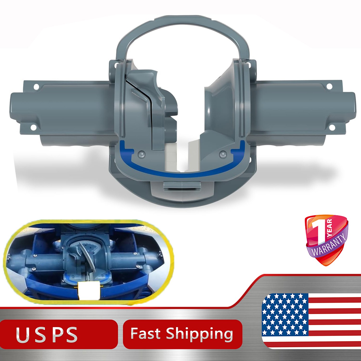 For Zodiac MX8 Middle Engine Housing With 2 Seals,for Zodiac MX8 Elite R0545700