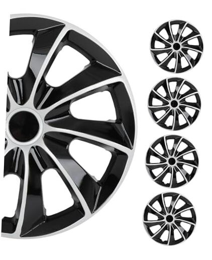 Snap On Hubcap Rim 16 inch Auto Tire Replacement Exterior Cap OEM 16in black