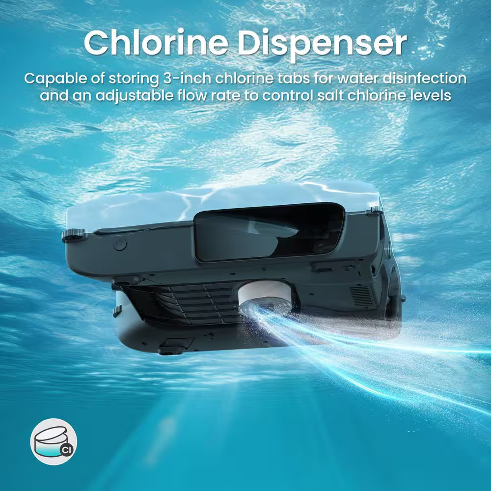 Ecosurfer M2 Robotic Pool Skimmer: with 24/7 Continuous Cleaning, Anti-Leakage C