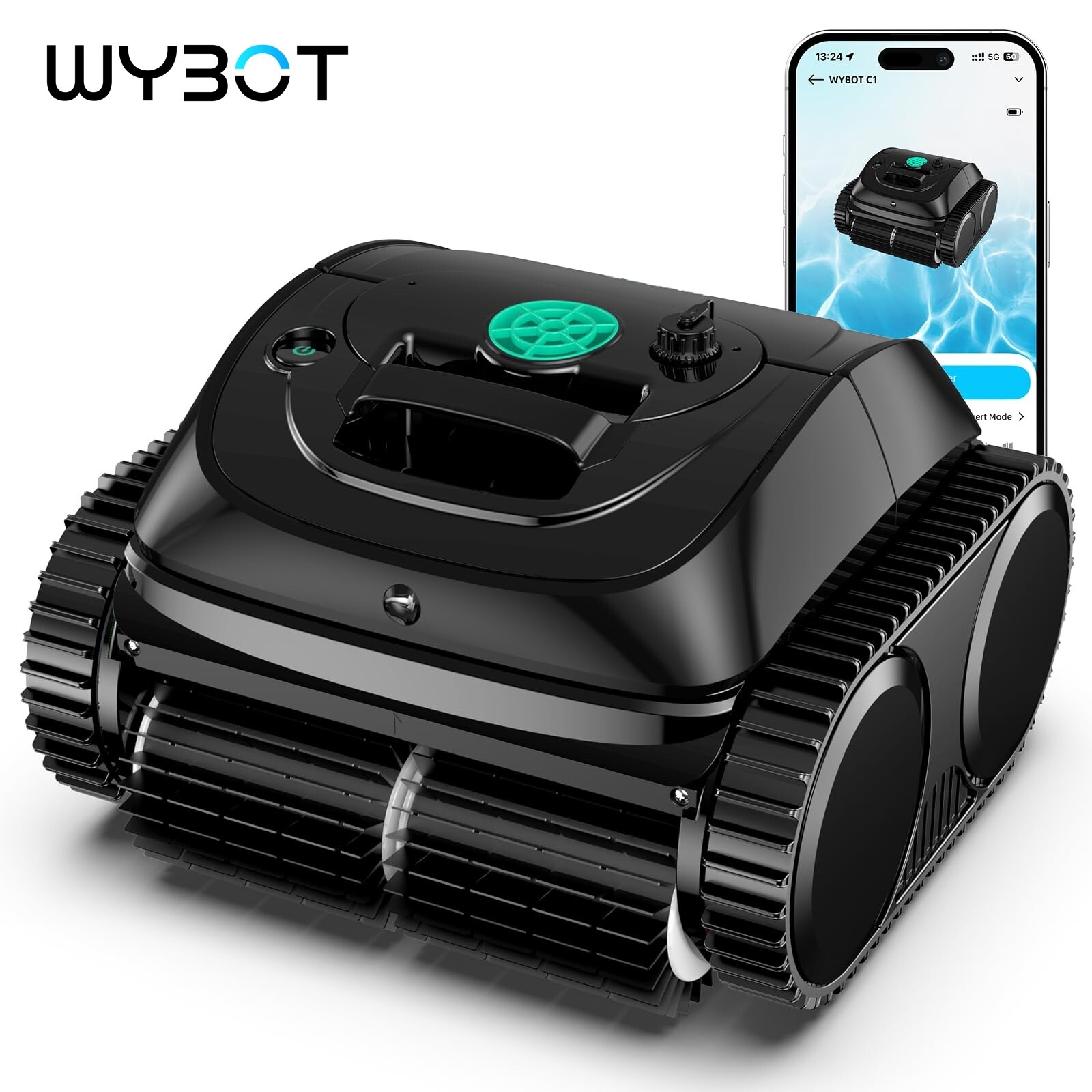 WYBOT C1 Wall Climbing Pool Cleaner Robot Cordless Pool Vacuum Cleaners Hot