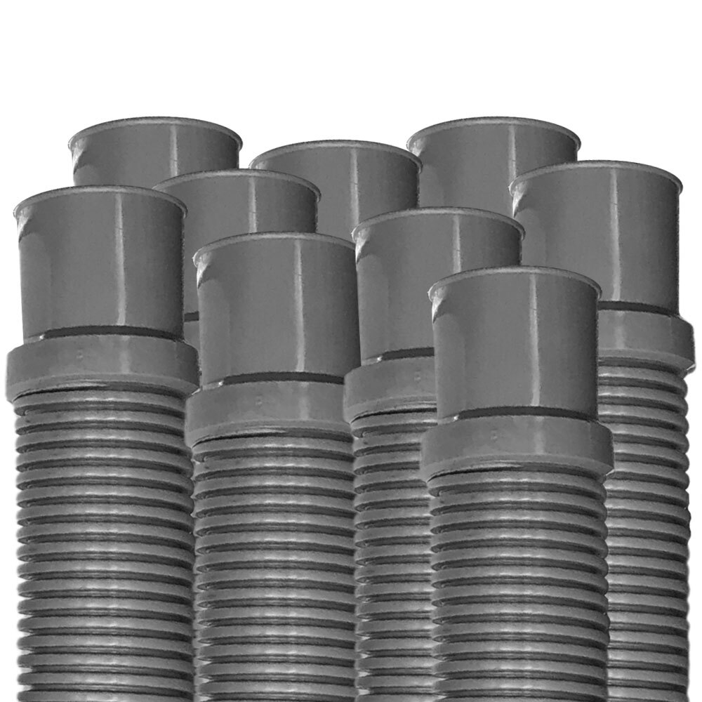 Puri Tech Heavy Duty Above Ground Pool Filter Hose, 1.5 Inch x 6 foot – 9 pack