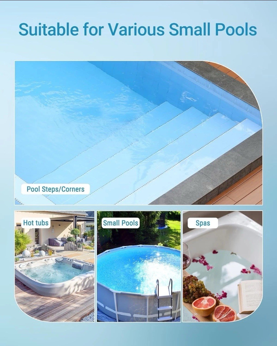 WYBOT Handheld Pool Vacuum Cleaner Rechargeable Spa Hot Tub Cleaner NEW
