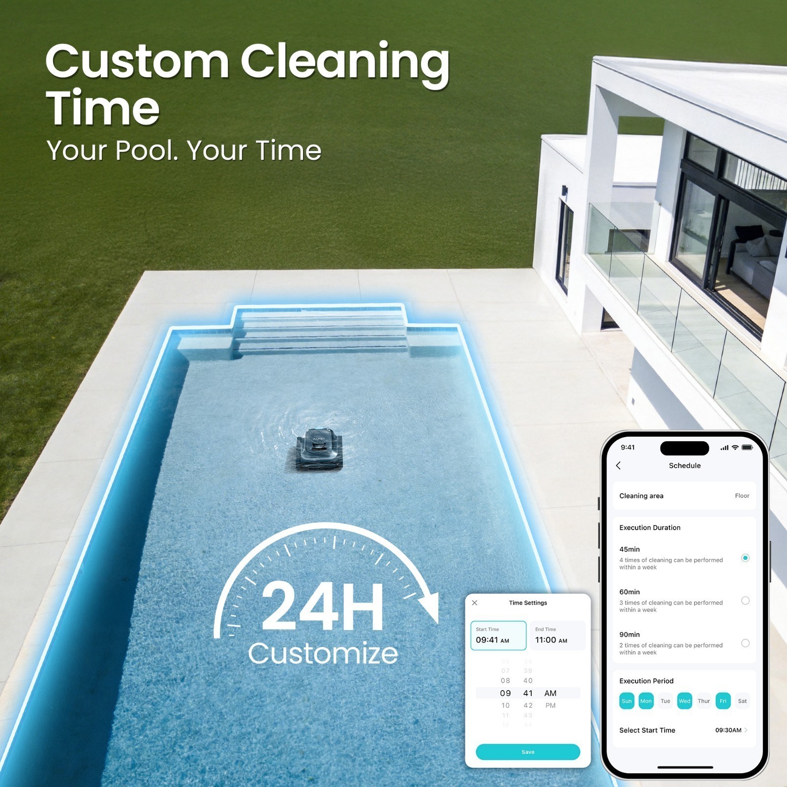 iper Scuba S1 2025 APP Control Pool Vacuum Robotic Cleaner for Inground Pool