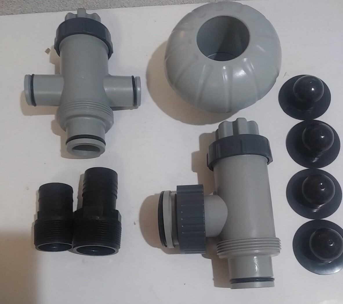 Pool Parts Kit :06010904 Plunger Valve , Large Inlet Nozzle, Split Hose Plunger