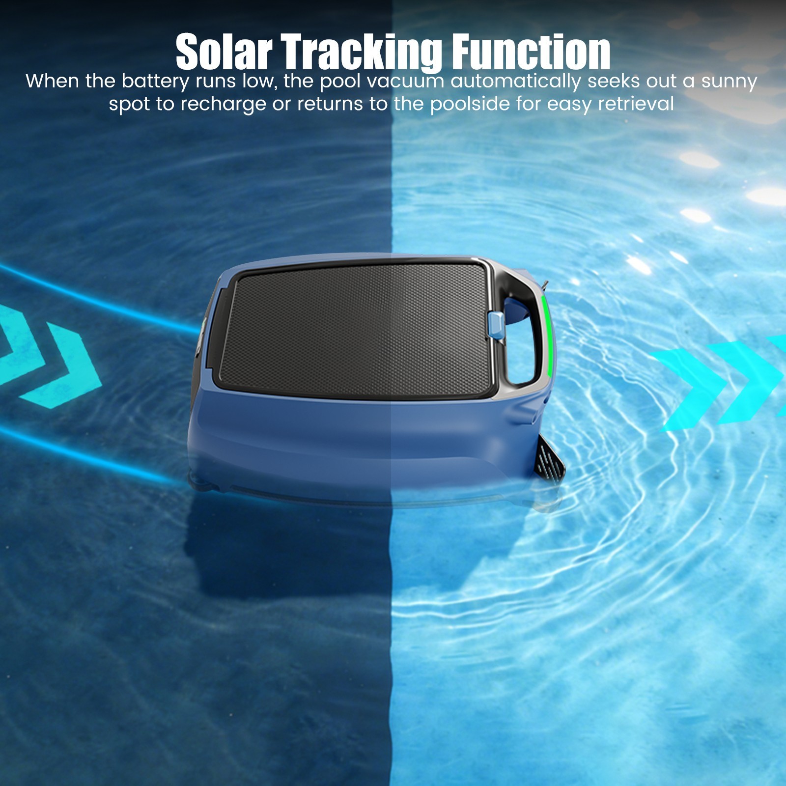 AIRROBO SP200 Solar Powered Pool Skimmer Surface Pool Cleaner Robot Vacuum APP