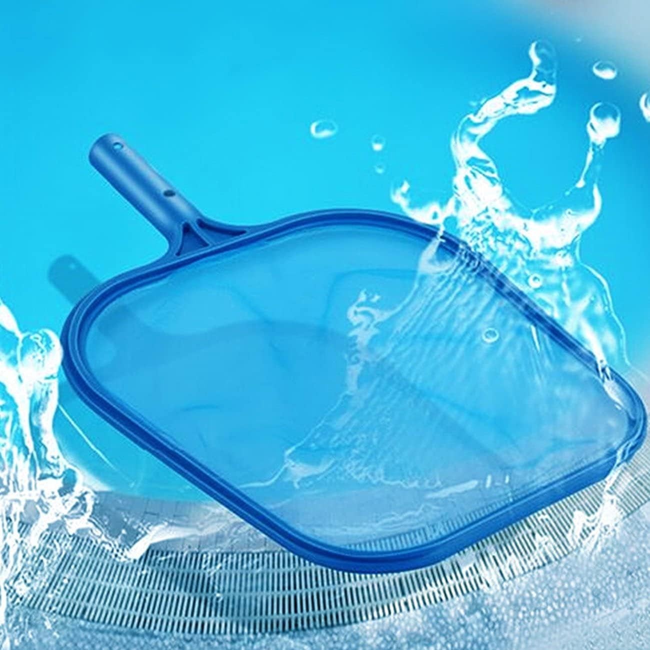 Versatile Pool Leaf Skimmer – Heavy-Duty Net (17.5×11.8in) for Koi Ponds & Pools